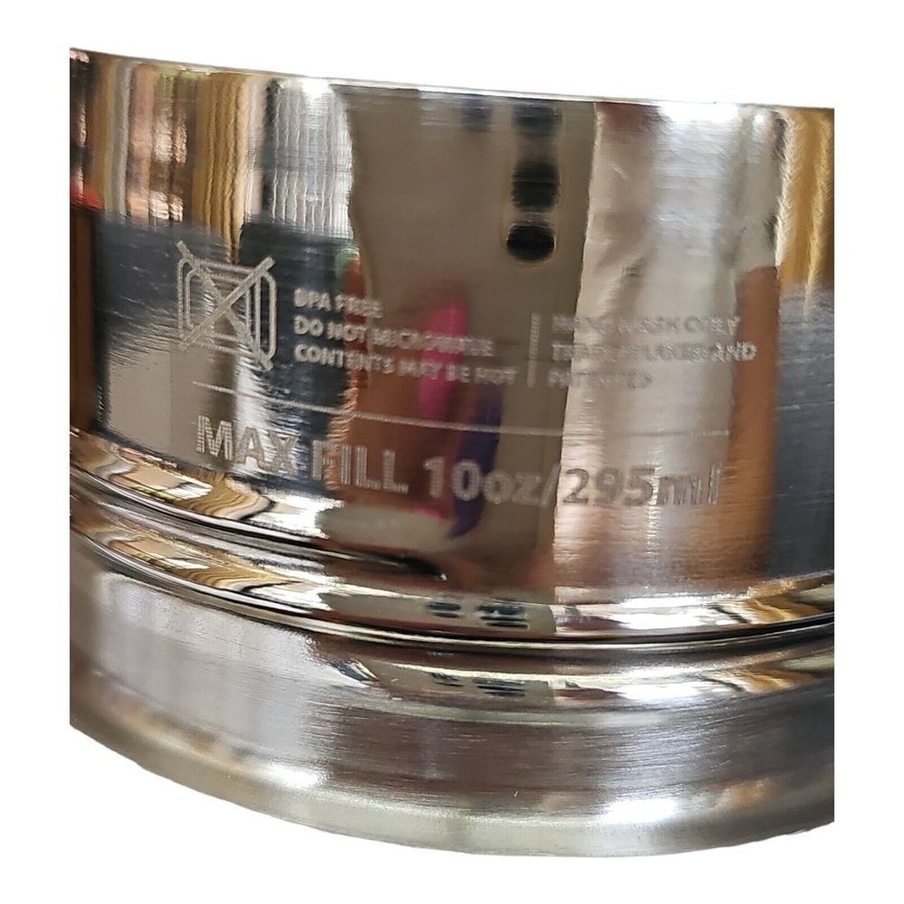 NEW FRANK GREEN Ceramic Reusable Cup Cloud White 10oz 295ml NWOB triple wall - Picture 7 of 7